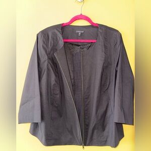 Eileen Fisher Zip Up Blazer